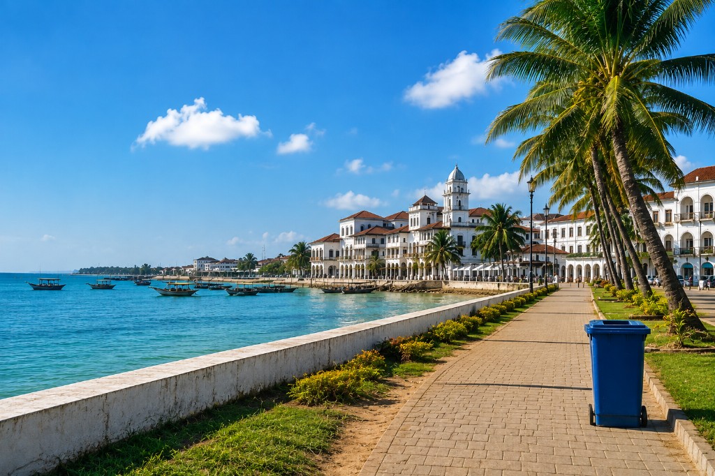 Stone Town waterfront, Zanzibar — ZanMove smart mobility